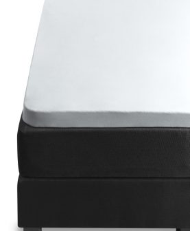 Cearceaf de pat alb cu elastic 80/90x200 cm Percal 10