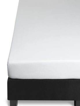 Cearceaf pat alb cu elastic 140x200/210 cm Jersey35