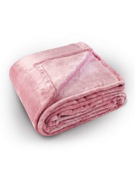 Cuvertura roz pufoasa 5074 Pilonga 220x240 cm