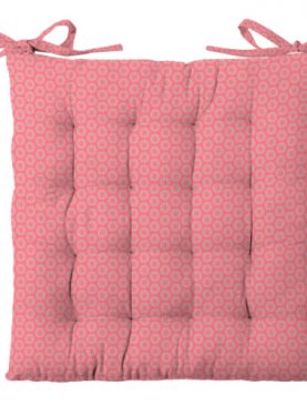 Perna scaun colorata bumbac Sole Corail 40x40 cm
